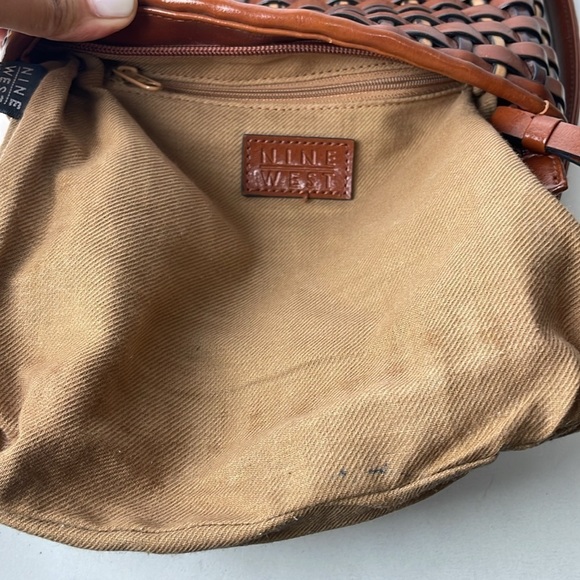 Nine West Vintage Brown Woven Crossbody - Picture 5 of 9